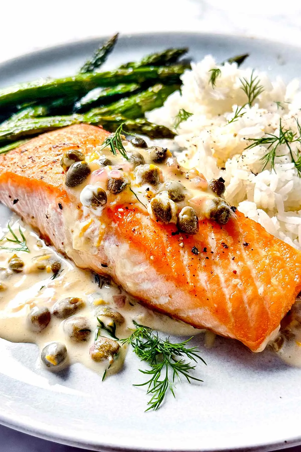 Creamy Salmon Piccata Recipe