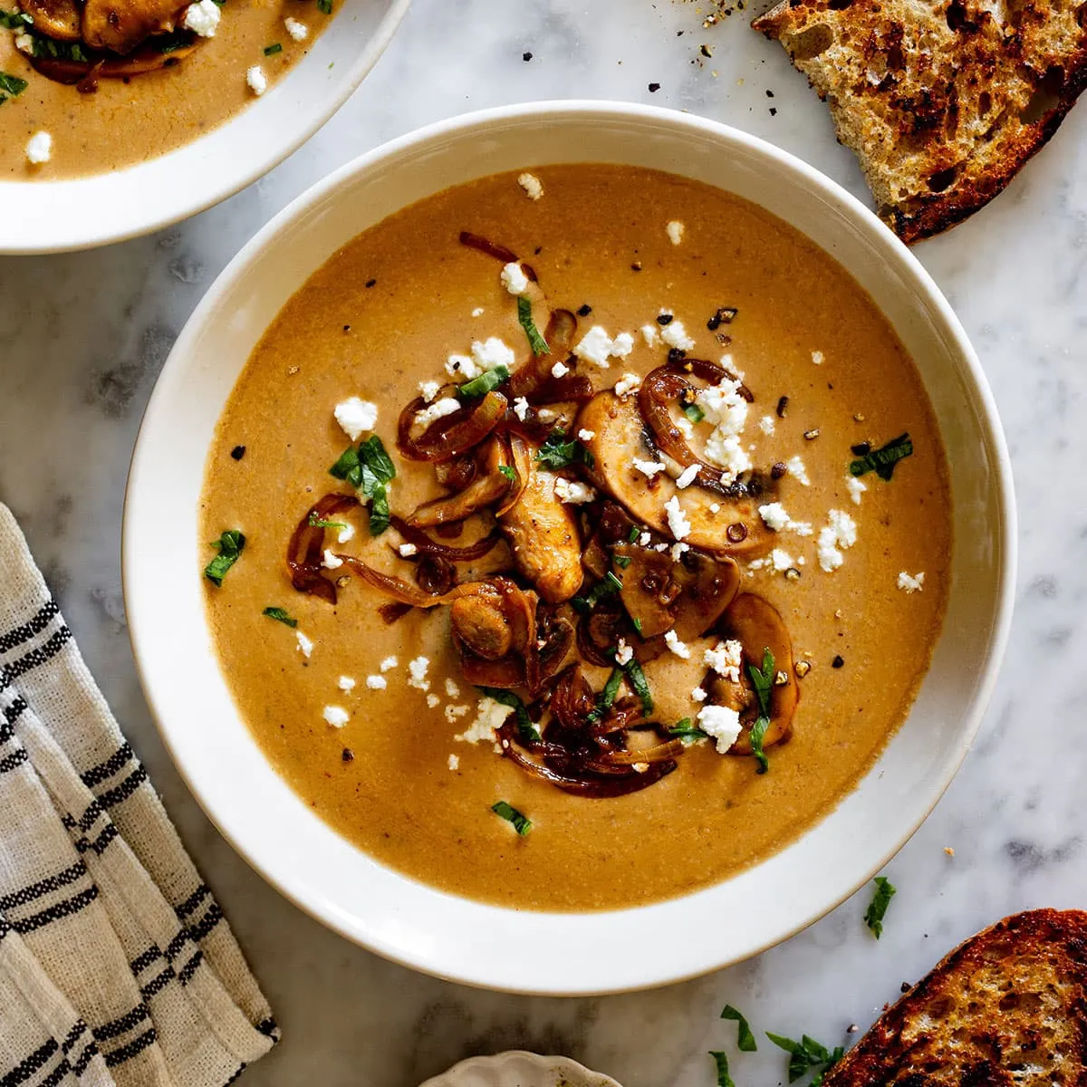 Crema de Champiñones