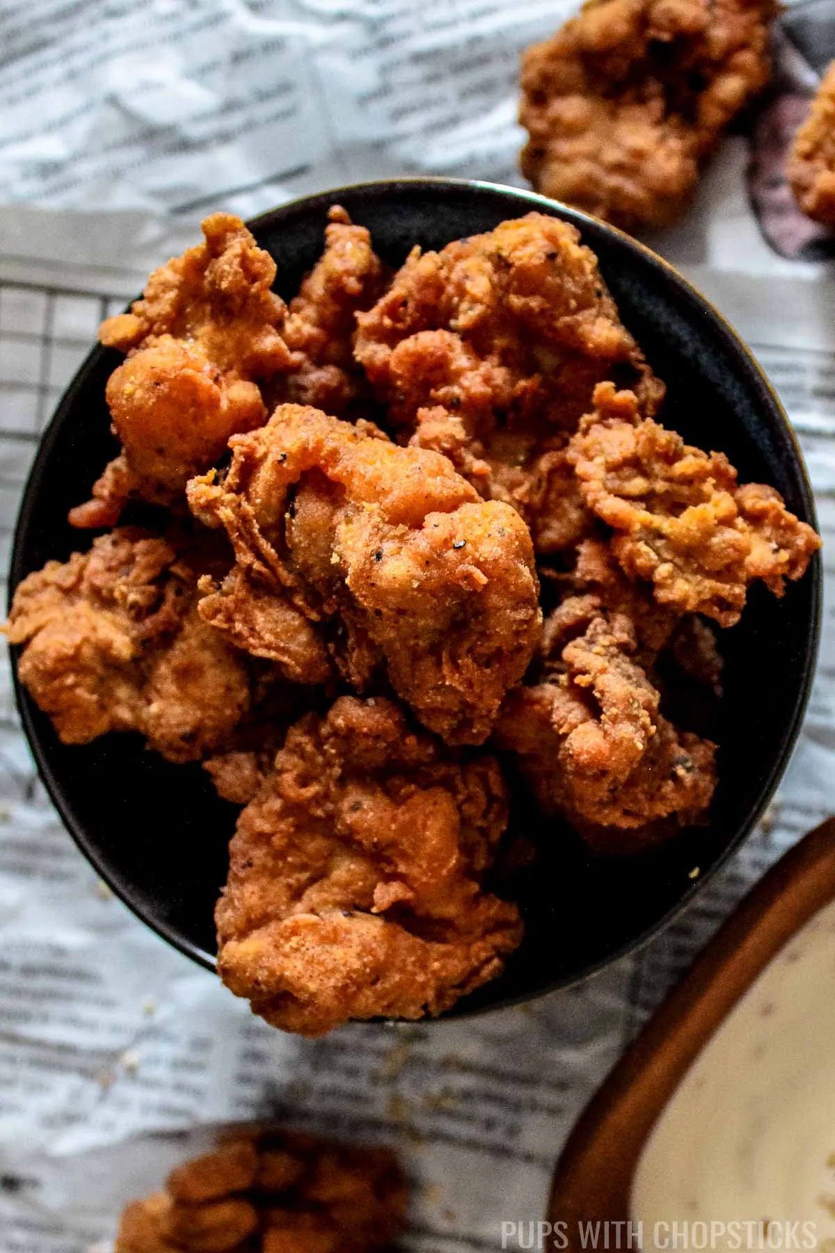 Crispy Buttermilk Popcorn Chicken