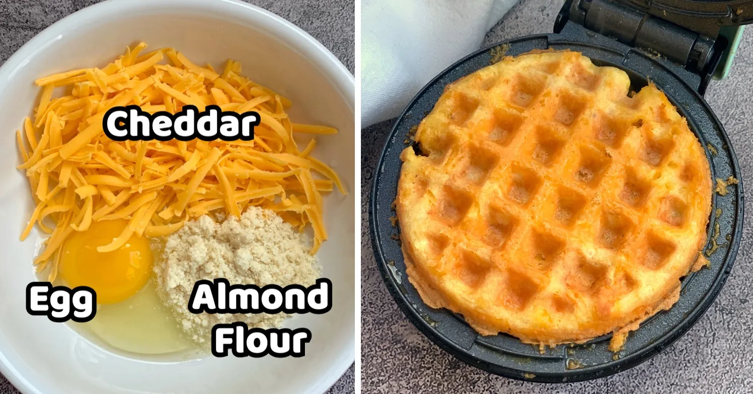 Crispy Cheddar Chaffles Recipe