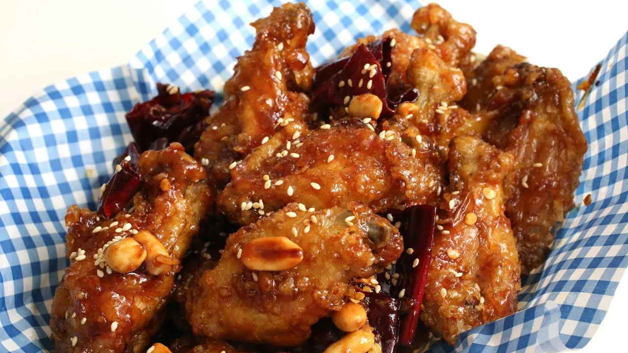 Crispy crunchy Korean fried chicken