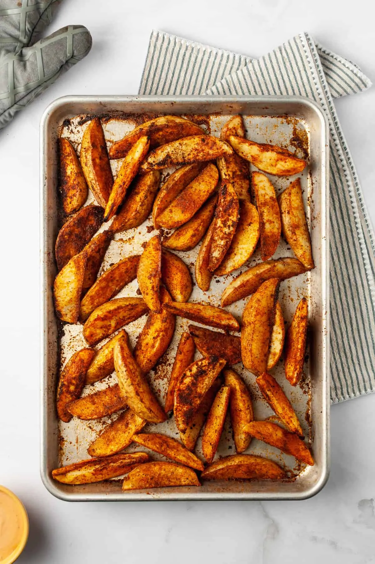Crispy Oven Baked Potato Wedges