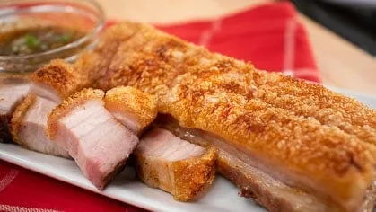 Crispy Puffy Pork Belly