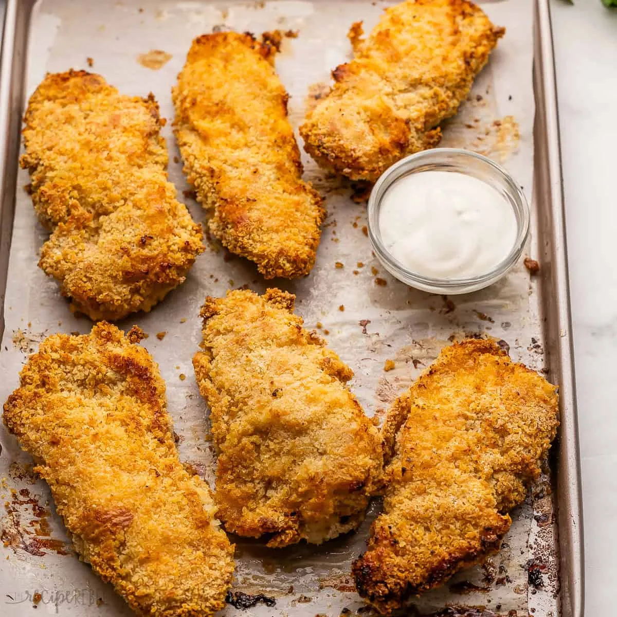 Crispy Sriracha Buttermilk Oven Fried Chicken Recipe