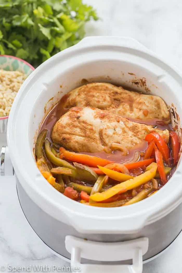Crockpot Chicken Fajitas