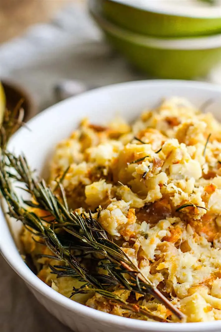 Crock Pot Rosemary Carrot Parsnip Mash
