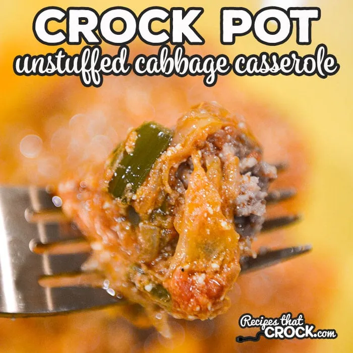 Crock Pot Unstuffed Cabbage Casserole