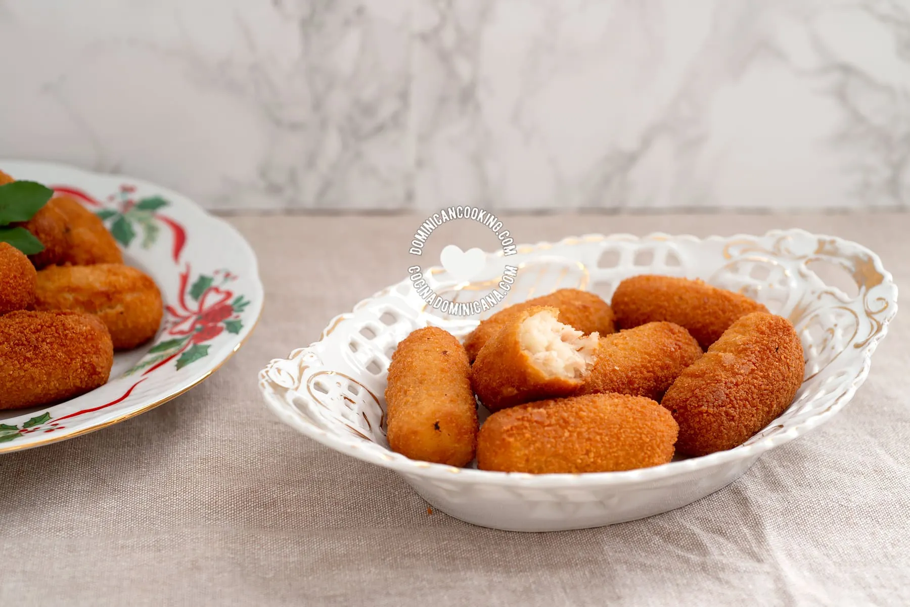 Croquetas de Pollo [Video+Recipe] Chicken Croquettes