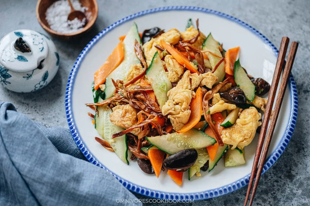 Cucumber and Egg Stir Fry