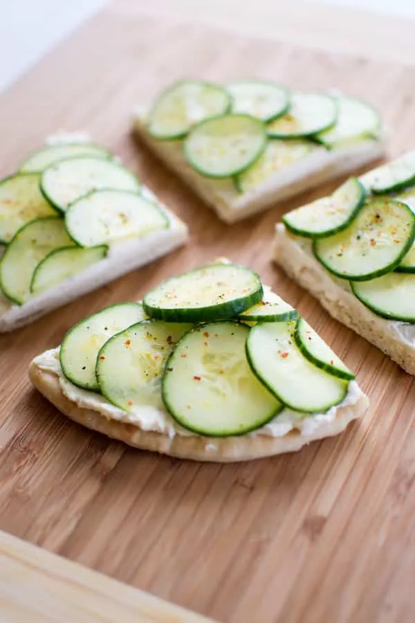 Cucumber Cream Cheese Sandwiches
