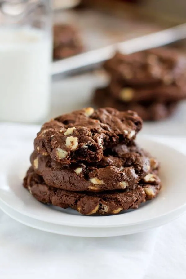 Double Chocolate Cake Mix Cookies