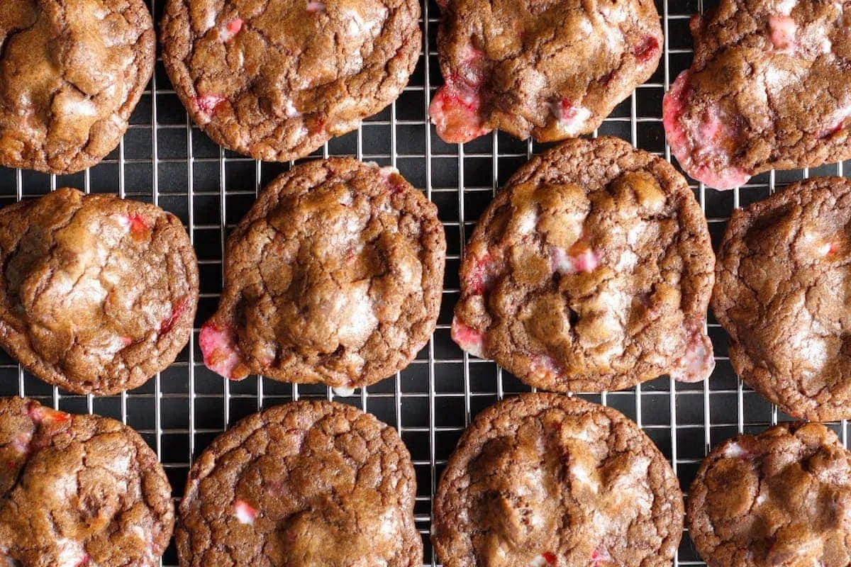 Double Chocolate Chip Candy Cane Cookie Recipe