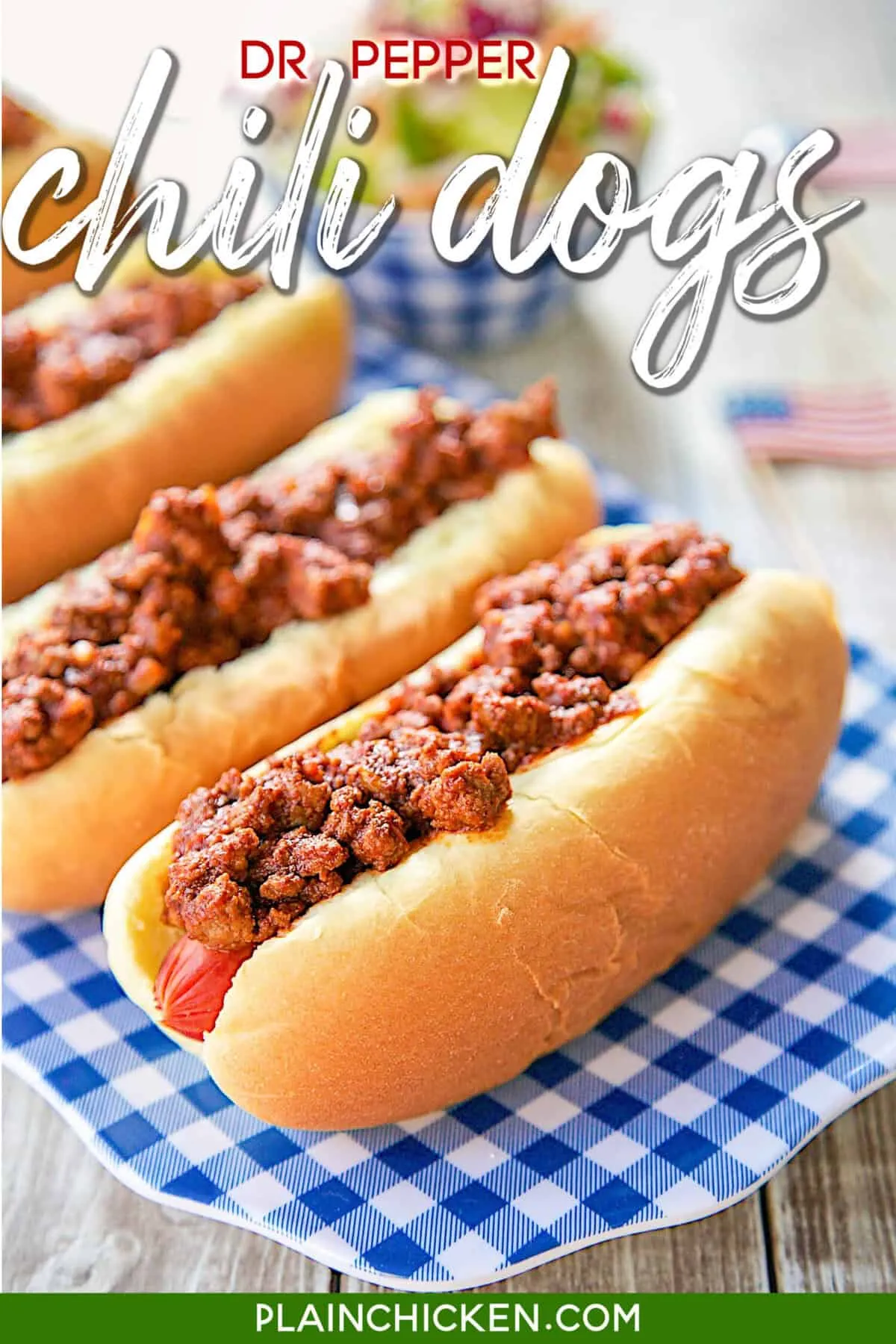 Dr Pepper Chili Dogs