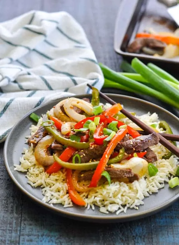 Dump-and-Bake Chinese Pepper Steak