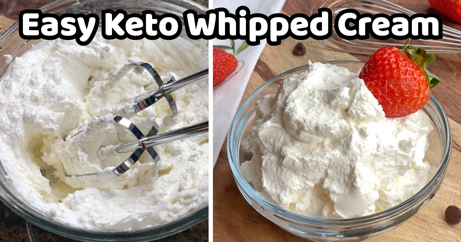 Easy 5-Minute Keto Whipped Cream Recipe