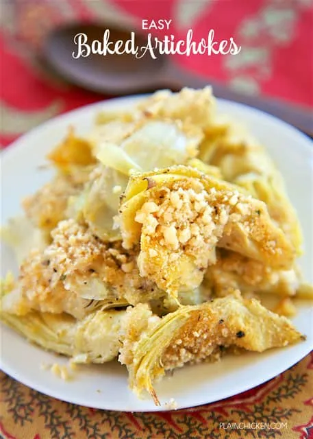 Easy Baked Artichokes