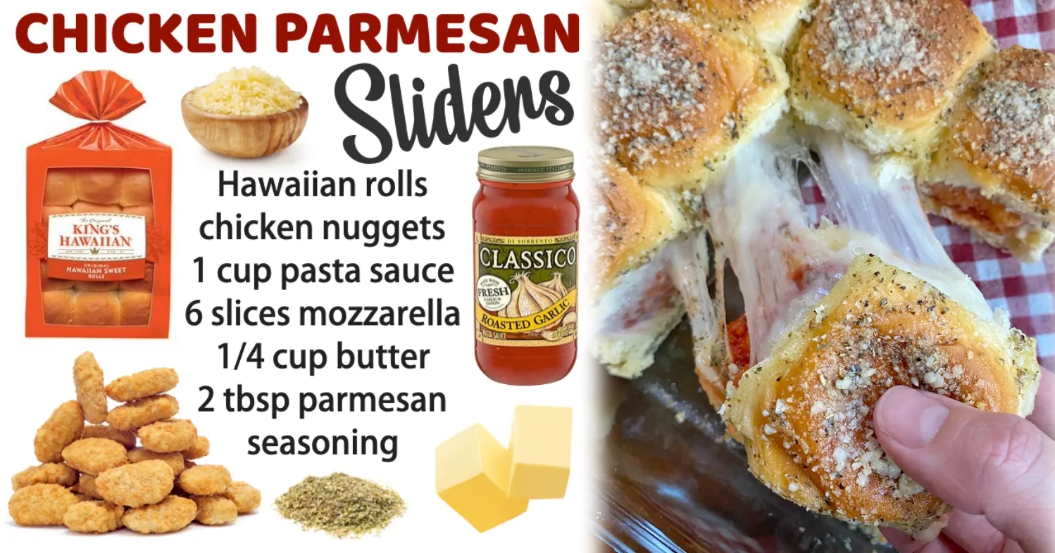 Easy Chicken Parmesan Sliders