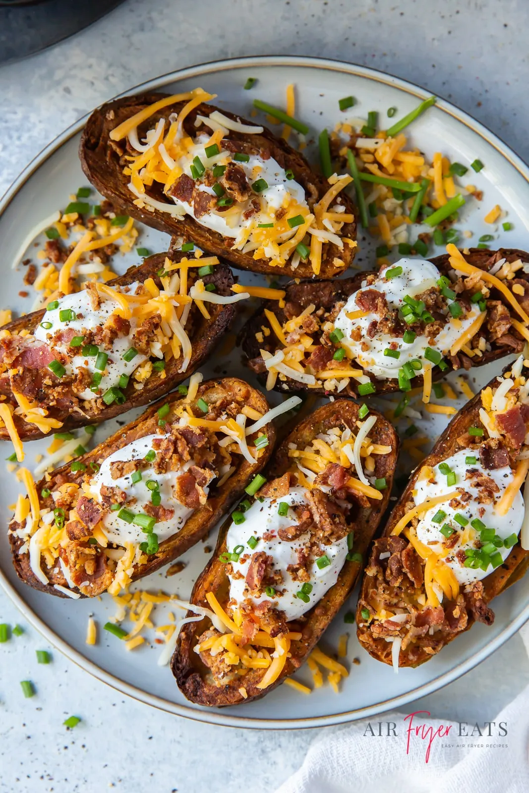 Air Fryer Potato Skins