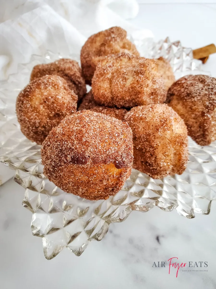 Air Fryer Pumpkin Spice Donut Holes
