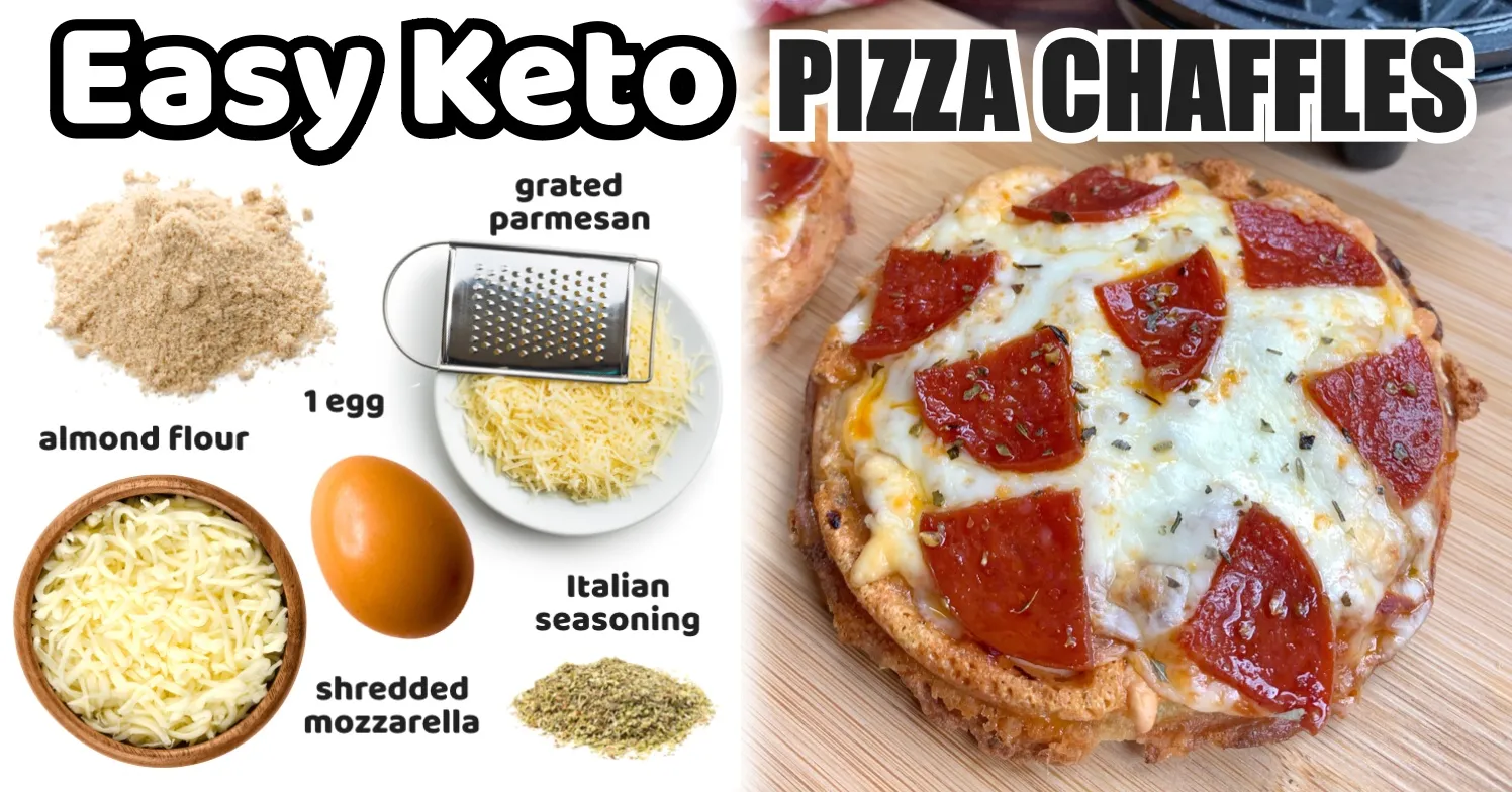 Easy Keto Pizza Chaffles