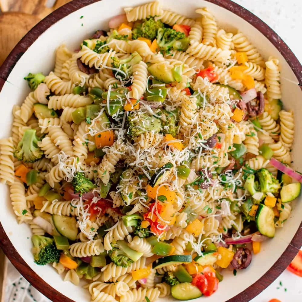 Easy Vegetable Pasta Salad
