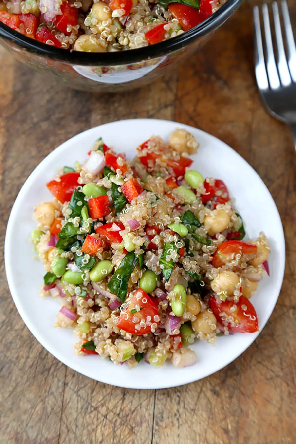Edamame Quinoa Salad