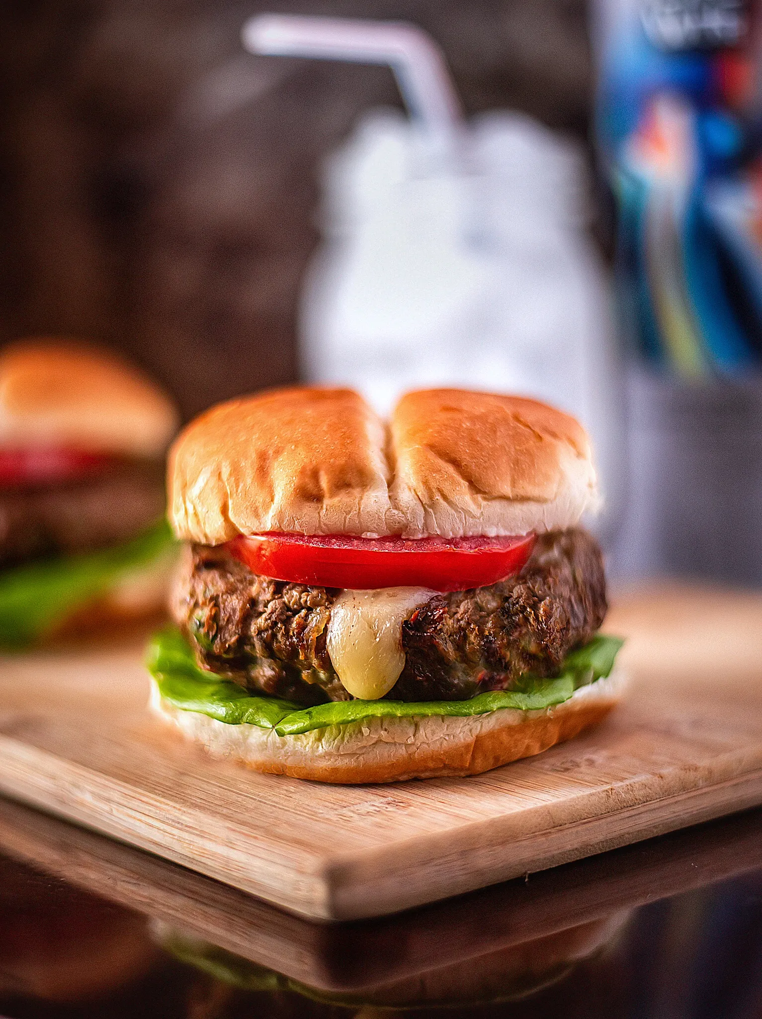 Air Fryer Stuffed Hamburgers