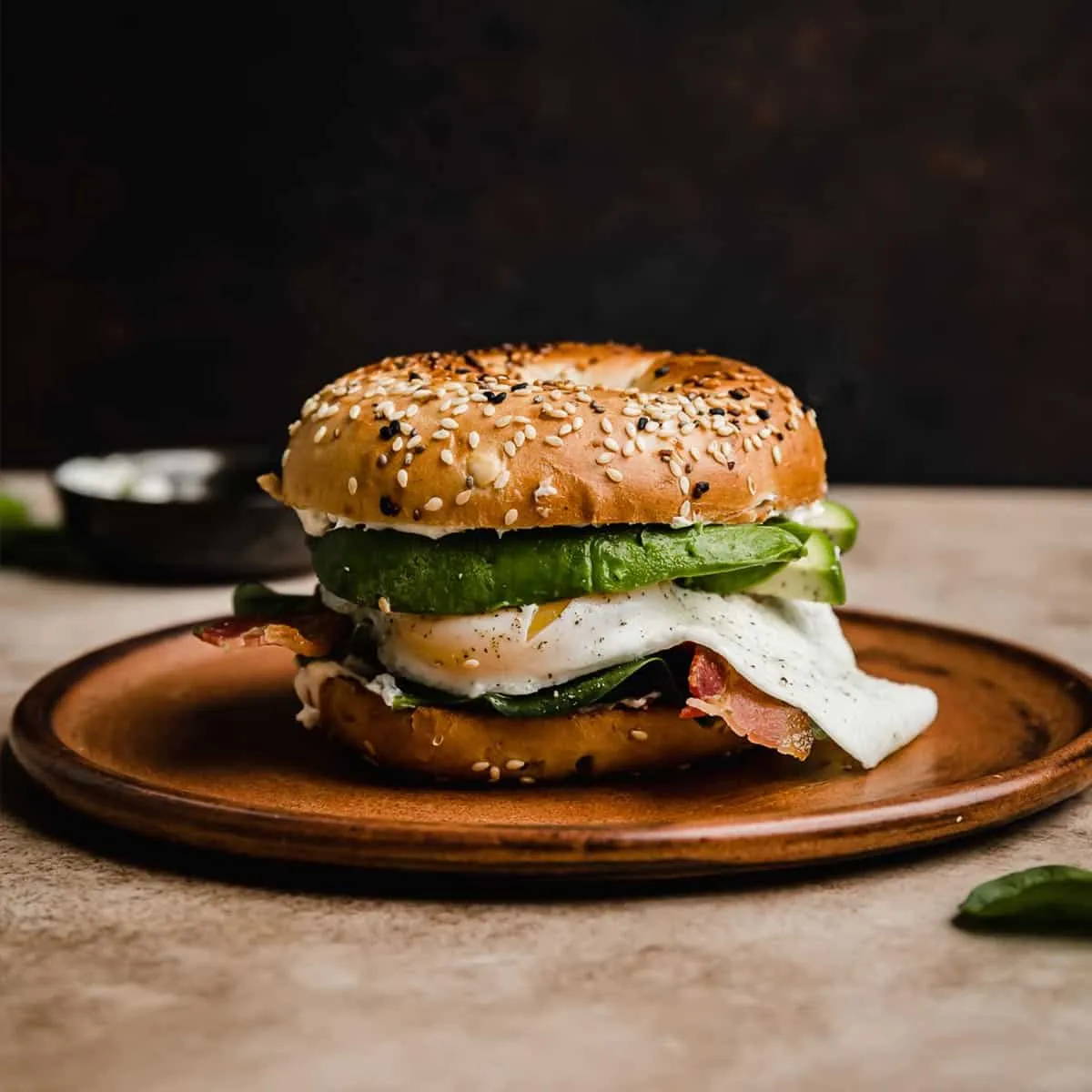 Everything Bagel Breakfast Sandwich