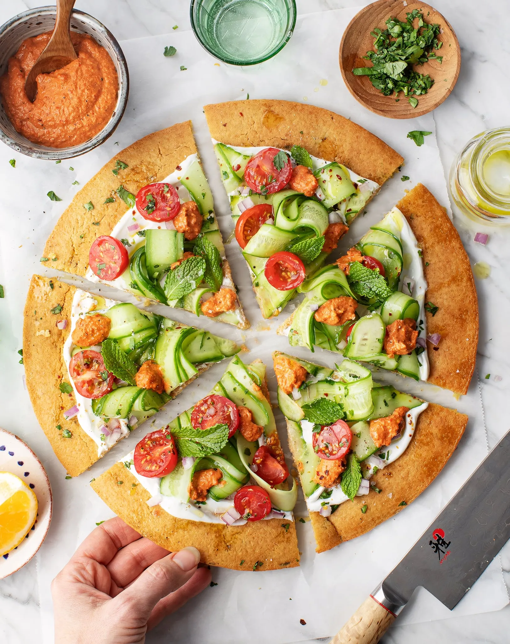 Falafel Flatbread