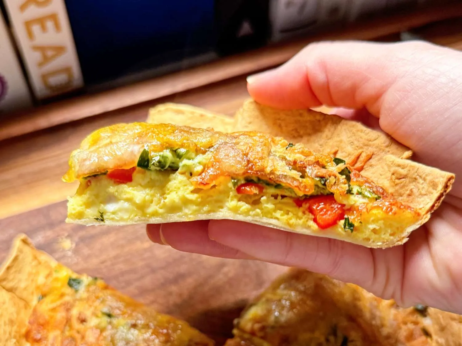 Air Fryer Tortilla Quiche
