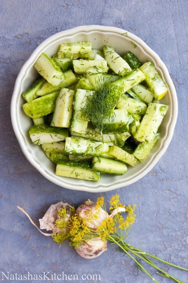 Fresh Cucumber Salad Recipe