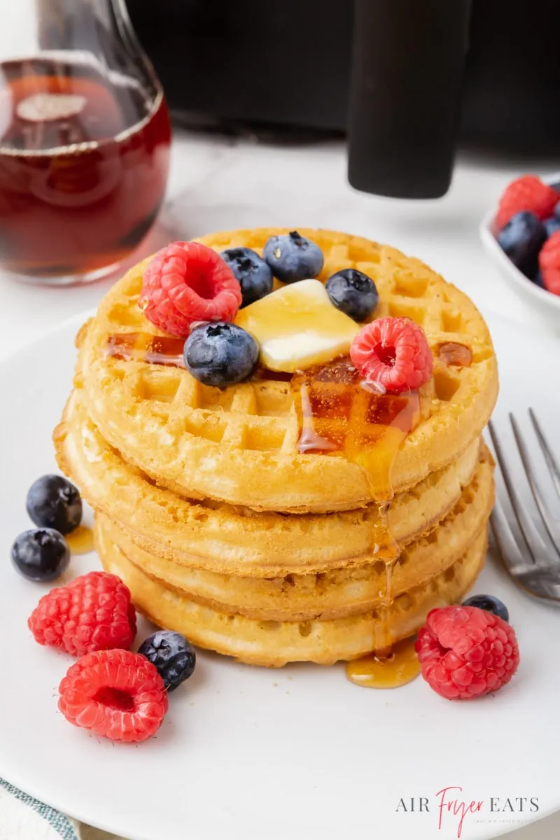 Frozen Waffles in Air Fryer