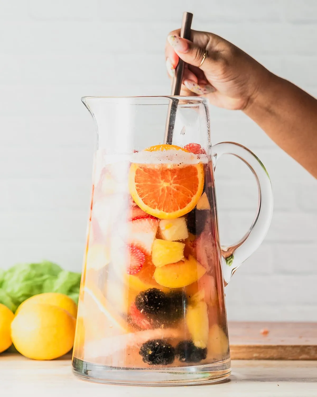 Fruity Summer White Sangria Recipe