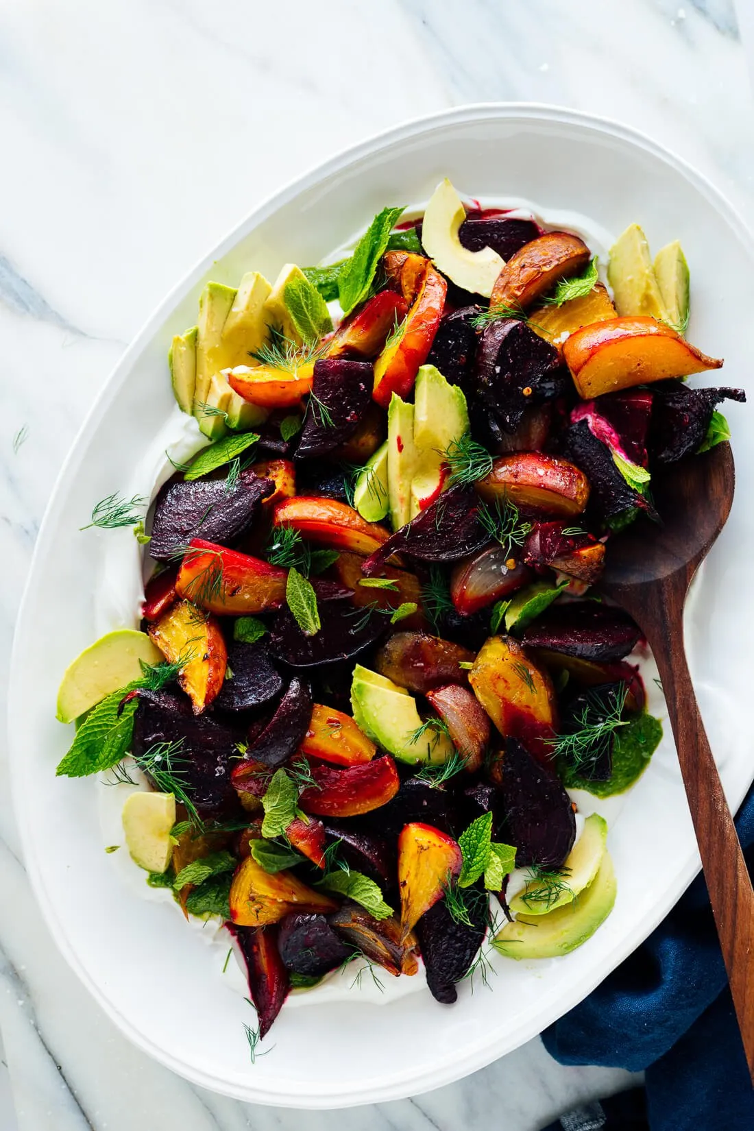 Gaby's Roasted Beets and Labneh