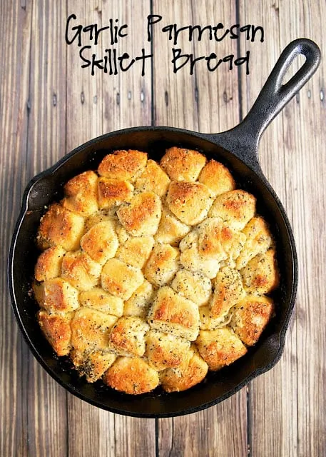 Garlic Parmesan Skillet Bread