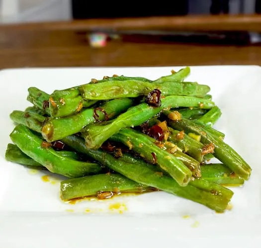 Ginger garlic sauteed green beans