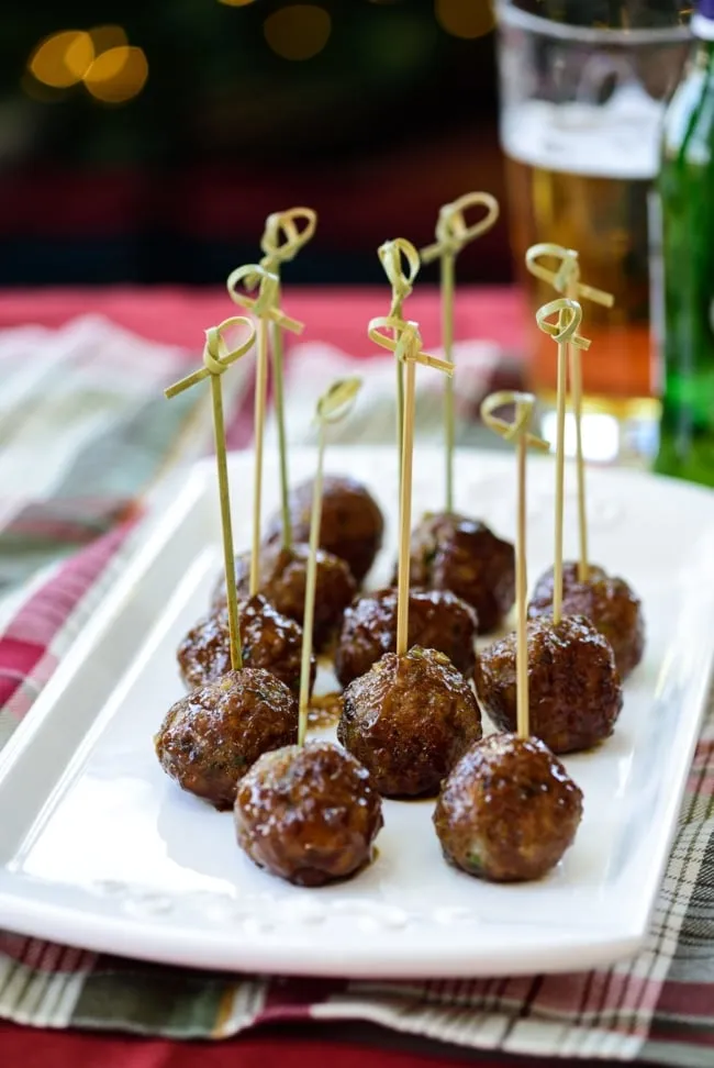 Glazed Korean Meatballs