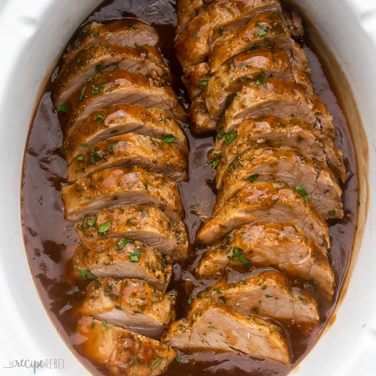 Glazed Slow Cooker Pork Tenderloin recipe