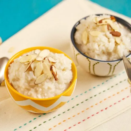Almond Coconut Rice Pudding