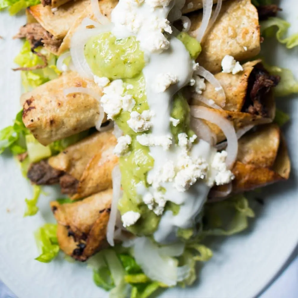 Gluten Free & Keto Mexican Flautas