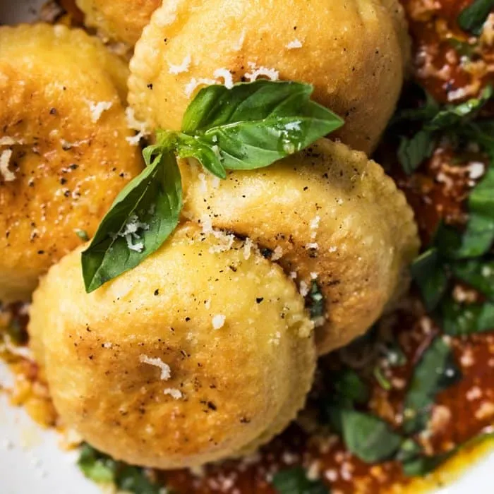 Gluten Free & Keto Three Cheese Ravioli