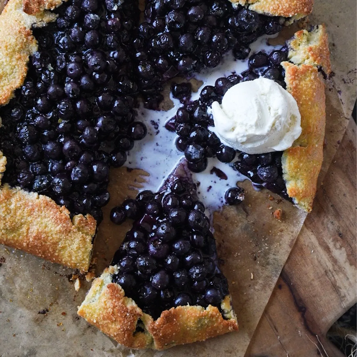 Keto Blueberry Galette
