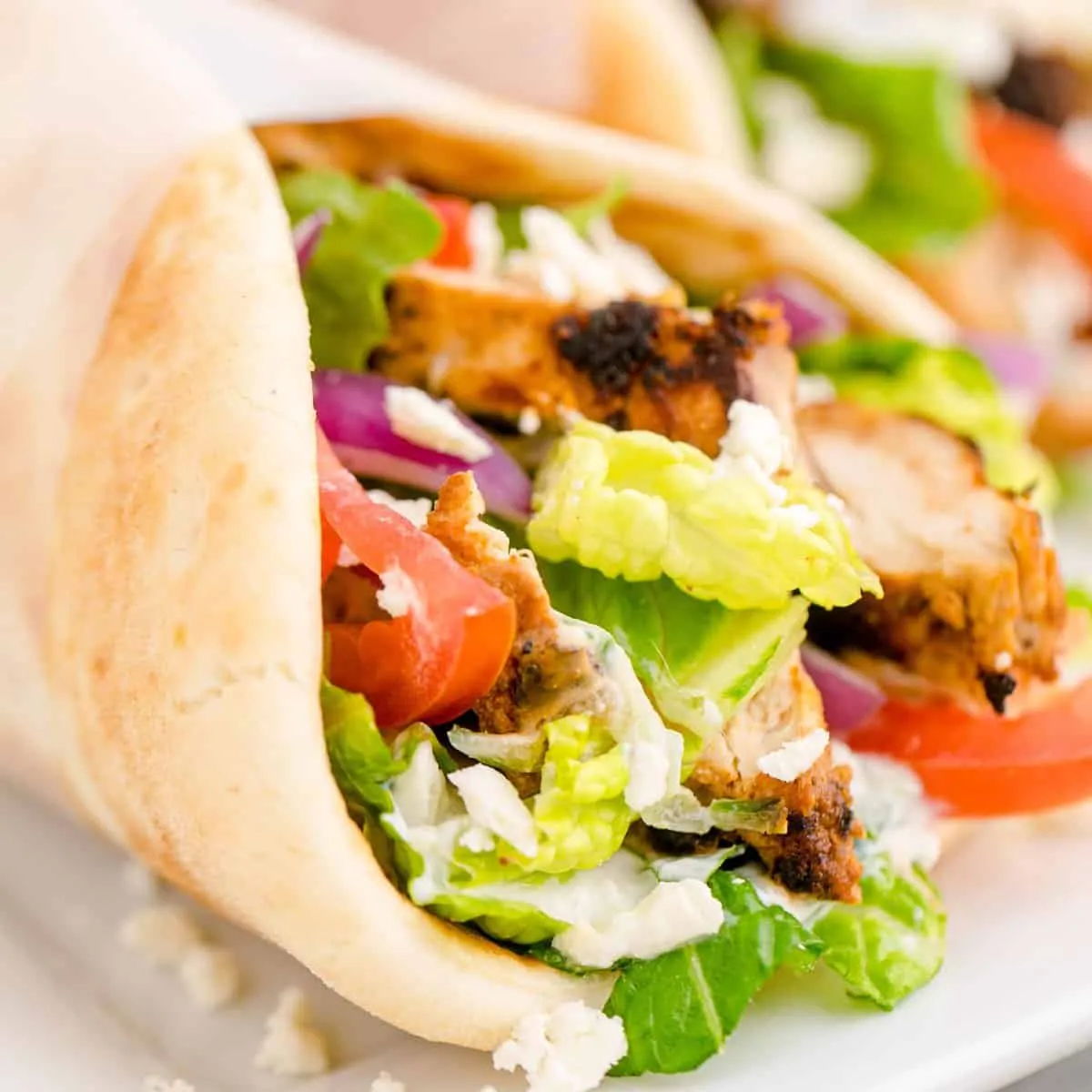 Greek Chicken Gyros