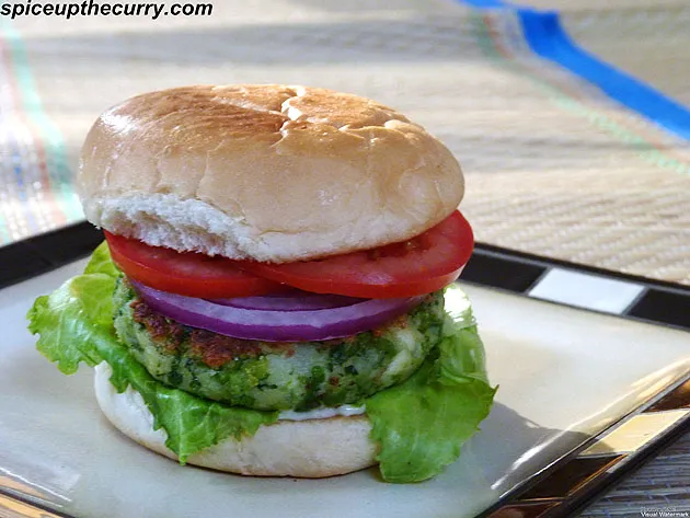 Green Peas Burger Recipe