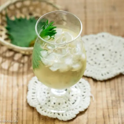 Green Shiso Juice 青紫蘇ジュース