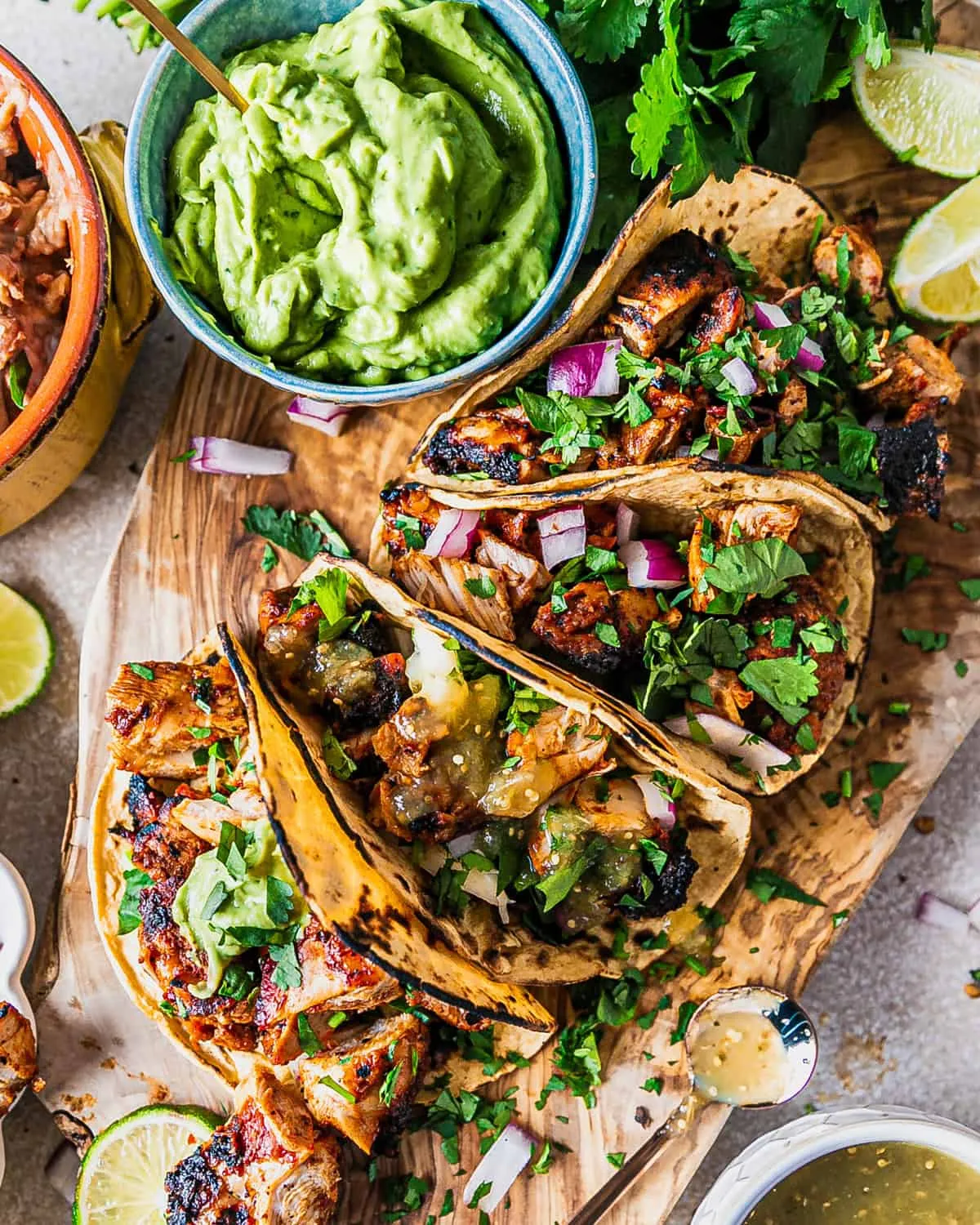 Grilled Adobo Chicken Tacos