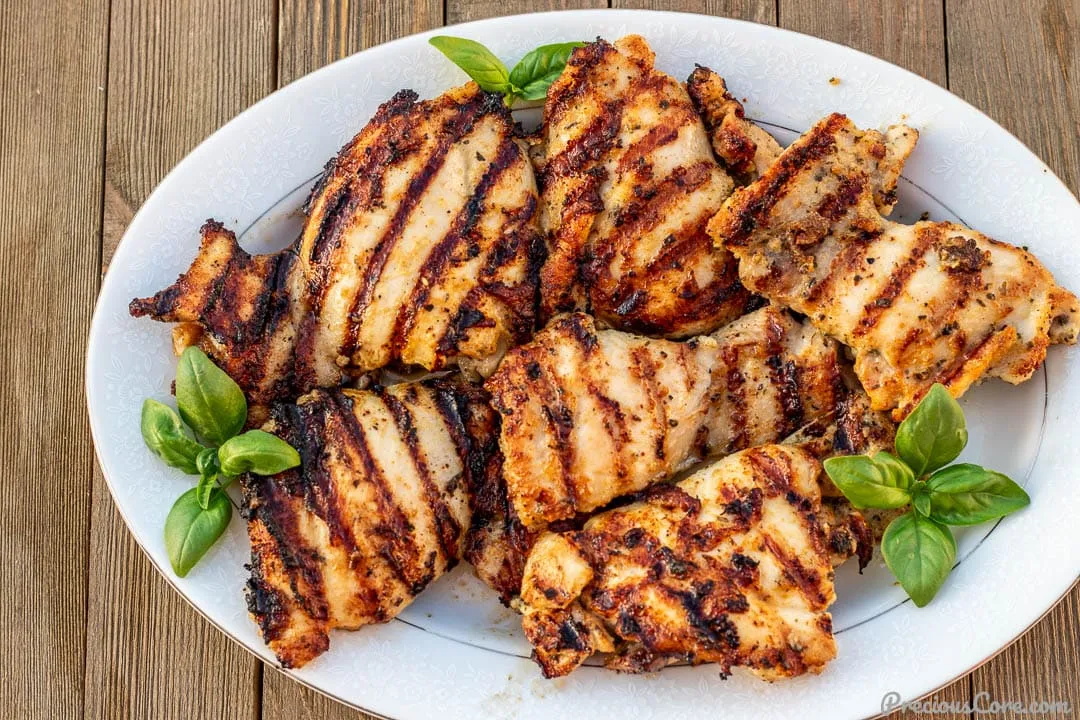 Grilled Boneless Chicken Thighs