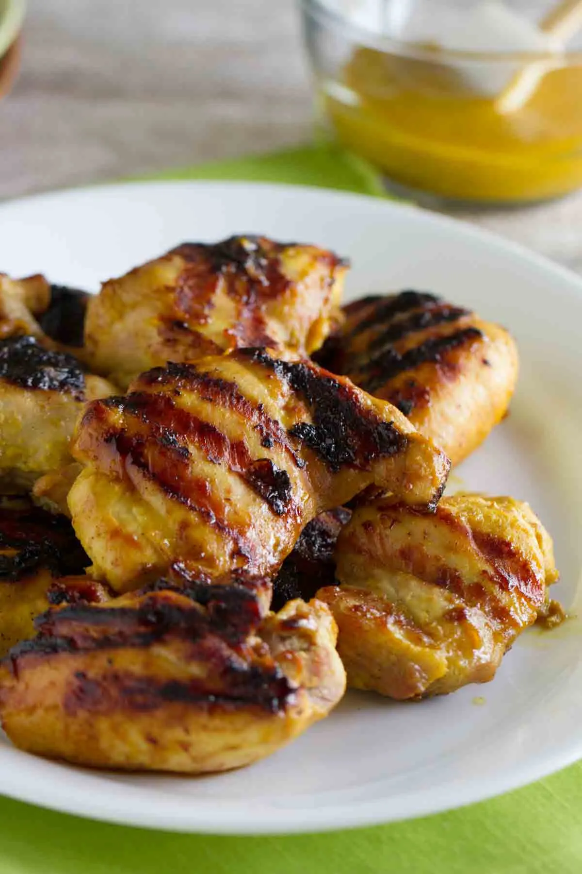 Grilled Brown Sugar Mustard Chicken