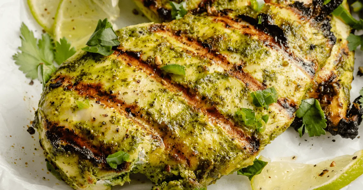 Grilled Jalapeño Cilantro Chicken