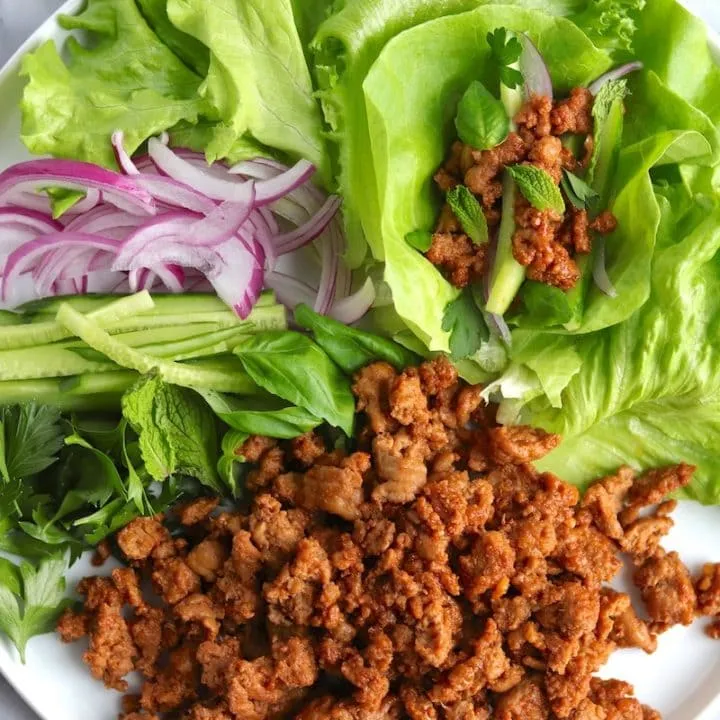 Ground Turkey Lettuce Wraps Recipe